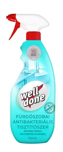 Well Done Fürdőszobai fertőtlenítő hatású tisztítószer szórófejes 750ml