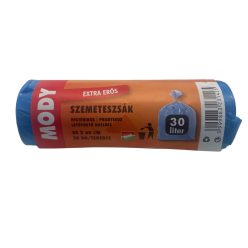 Szemeteszsák Mody (50X60, 30L, 20db/tek, 25tek/karton) Kék