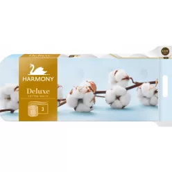   Harmony toalettpapír kistekercses 3r., hófehér, 150lap/tek, 10tek/csg, 6csg/karton, 21karton/raklap