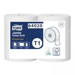   Tork toalettpapír T1 Jumbo Advanced - 2 rétegű, fehér, 380m/tek, 6 tek/karton