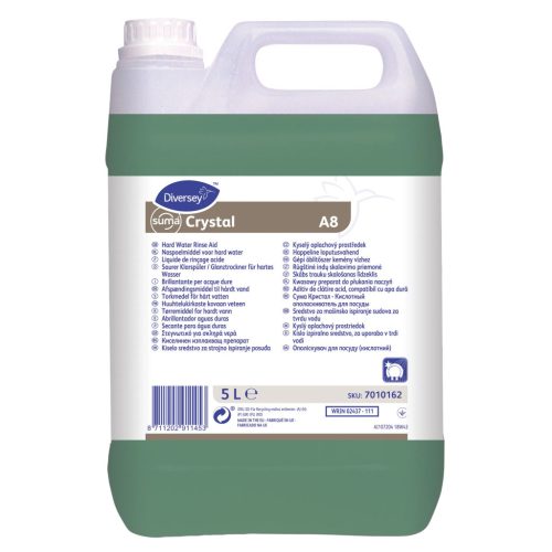 Suma Crystal A8 gépi öblítőszer kemény vízhez 5L