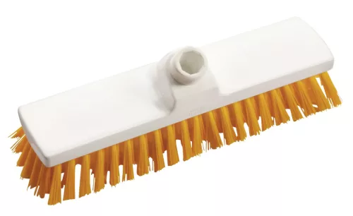 Diversey padlósúroló, kemény, 225x60x100 mm, 26 mm-es sörtékkel - Sárga