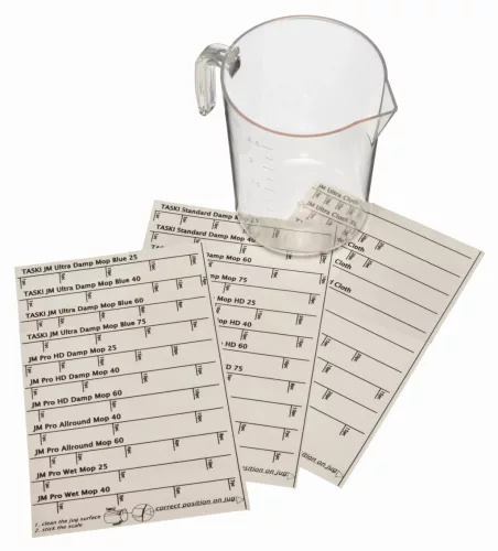 TASKI kancsóra mérték matrica szett