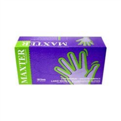   Gumikesztyű Maxter latex PÚDERES "M" 100db/doboz, 10doboz/karton