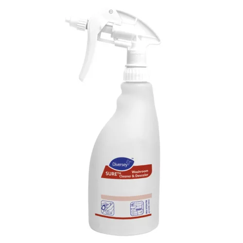 SURE Washroom Cleaner & Descaler üres szórófejes flakon, 500ml