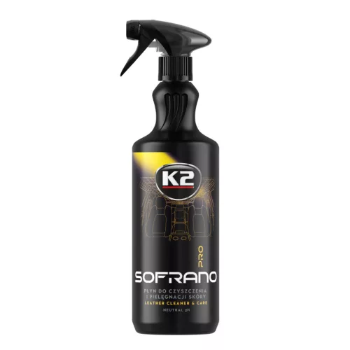 K2 SOFRANO PRO LEATHER CLEANER 1l - bőrtisztító és ápoló