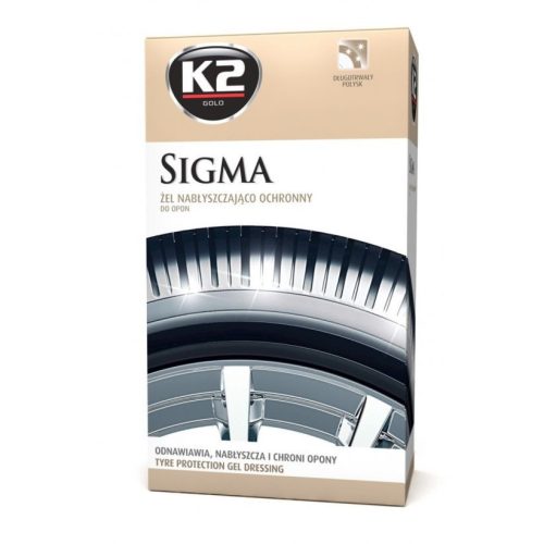 K2 SIGMA 500 ml - fényes gumiápoló gél