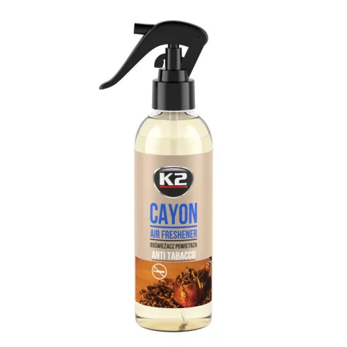 K2 CAYON 250ml - ANTI TABACCO - dohányfüst semlegesítő illatosító