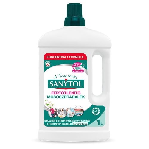 Sanytol fertőtlenítő mosószeradalék Fehér virágok 1000ml
