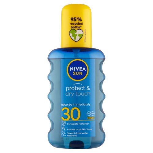 Nivea Protect&Dry Touch átlátszó hűsítő napozó spray FF30 200ml