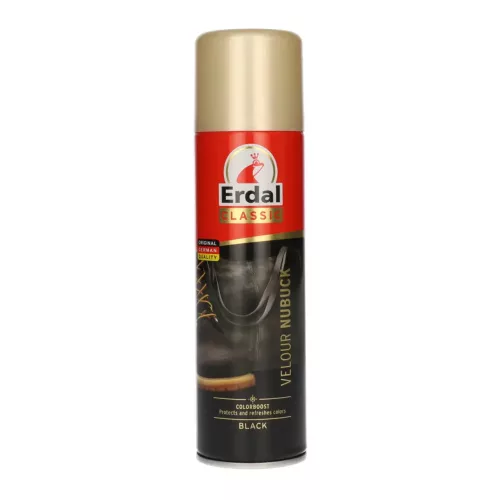 Erdal velúr-nubuk cipőápoló spray fekete 250ml
