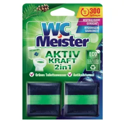WC Meister tartálytabletta, 2x50g, forest