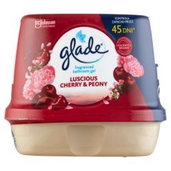   Glade Fürdőszobai Illatosító Zselé 180 g Luscious Cherry and Peony