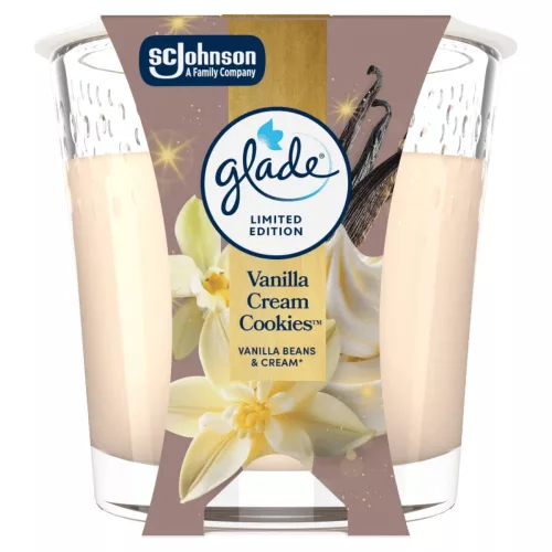 Glade illatgyertya - Vanilla Cream Cookies 112g