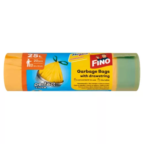 Fino Perfect Close szemeteszsák 25l 20db/tekercs 50x55cm