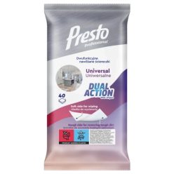 PRESTO Dual Action univerzális nedves törlőkendő 40db/cs