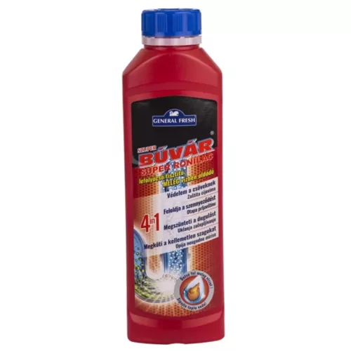 Szuper Búvár lefolyócső tisztító, meleg vízben oldódó 400ml