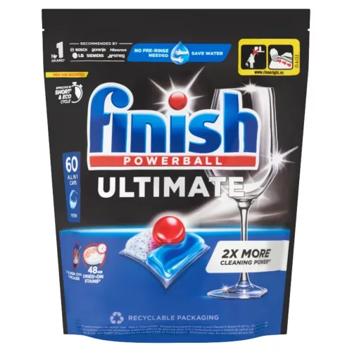 Finish Powerball Ultimate All in 1 mosogatógép kapszula Regular 60db/csg