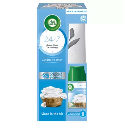 Air Wick Freshmatic készülék+utántöltő Linen in the Air