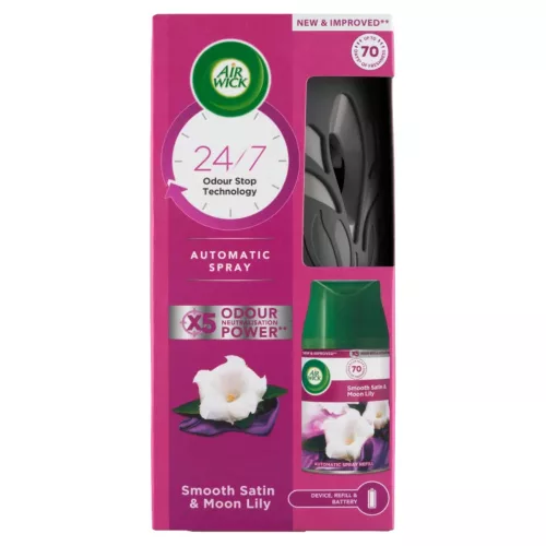Air Wick Freshmatic készülék+utántöltő Smooth Satin&Moon Lily