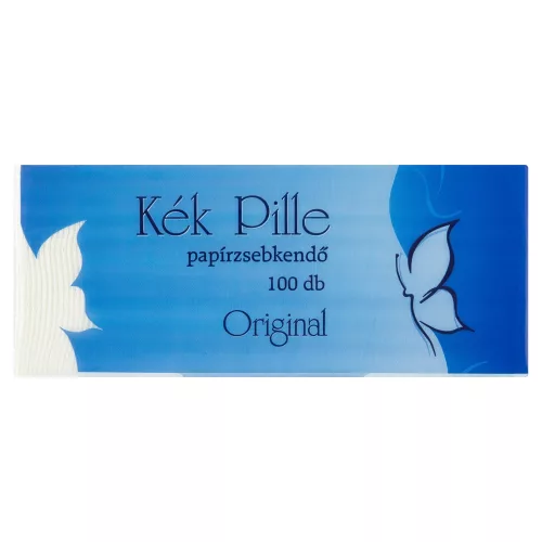 Kék Pille Papírzsebkendő 3 rétegű 100 db-os