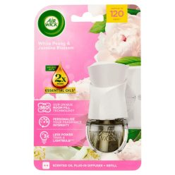   Air Wick elektromos illatosító készülék+utántöltő 19ml White Peony&Jasmine Blossom