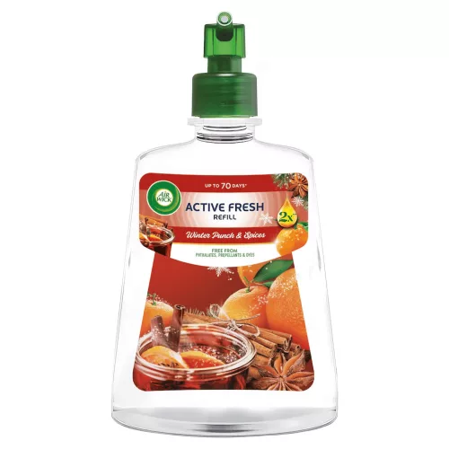 Air Wick ACTIVE FRESH utántöltő 228 ml Winter Punch & Spices