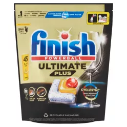   Finish Powerball Ultimate Plus All in 1 mosogatógép kapszula Lemon 45db/csg