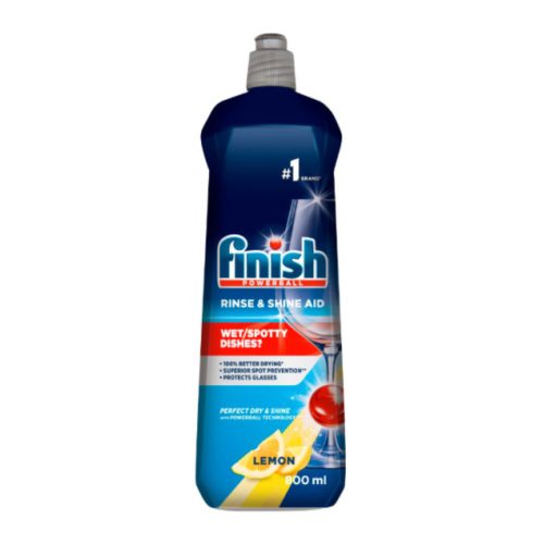 Finish Rinse&Shine mosogatógép öblítő, lemon, 800ml