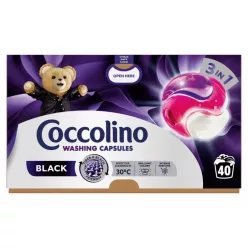 Coccolino 3in1 mosókapszula Black 40 mosás 692g