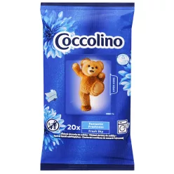   Coccolino Illatosítókendő szárítógéphez, Fresh Sky, 20 db