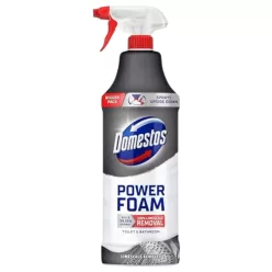   Domestos Power Foam WC és fürdőszoba tisztító hab Vízkőoldó 435 ml