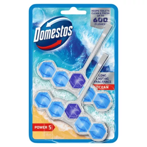 Domestos Power5 WC-frissítő blokk 2x50g Ocean