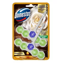   Domestos Aroma Lux WC-frissítő blokk 2x55g White Rose Dream