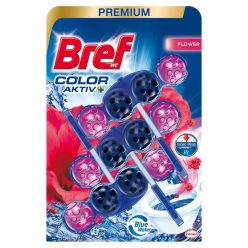   Bref wc tisztító golyós Mega Pack Color Aktiv 3X50g Flower
