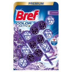 Bref Color Aktiv+ WC tisztító golyós Levendula (3 x 50 g)