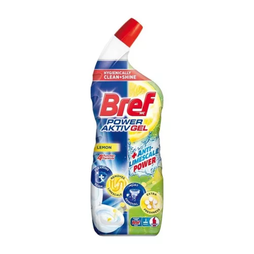 Bref Power Aktív Wc tisztító gél 700ml lemon