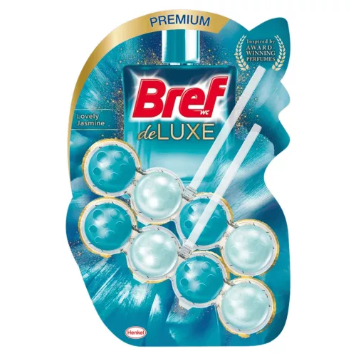 Bref Deluxe WC frissítő 2x50g, Lovely Jasmine