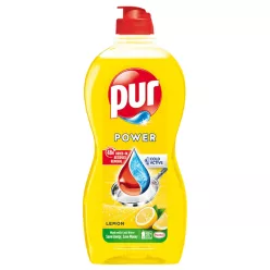 Pur Power kézi mosogatószer 450ml lemon